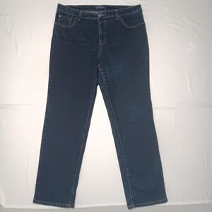 Bandolino‎ Womens Mandie Straight Leg Classic Fit Denim Jeans Size 14 36X29.5